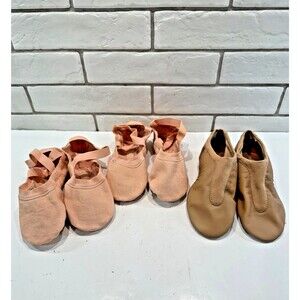 Lot of 2 Bloch Ballet Slipper and Jazz Shoes S0625L Women’s Size 5.5 C New
